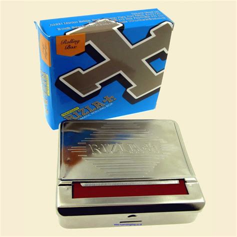 rizla metal automatic rolling box 70mm|RIZLA Metal Roller / Rolling Machine 70mm [Kitchen .